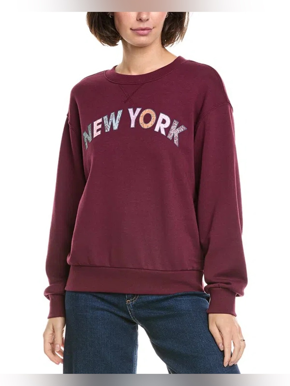 Wild fox couture New York Alex fig sweatshirt